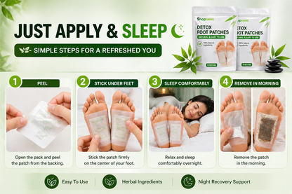 Detox Foot Patches 10+10 Pack – Relax & Refresh Overnight