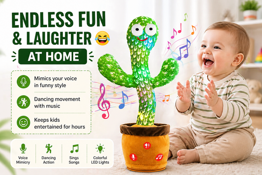 LED Musical Dancing & Mimicry Cactus Toy
