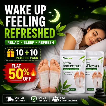 Detox Foot Patches 10+10 Pack – Relax & Refresh Overnight